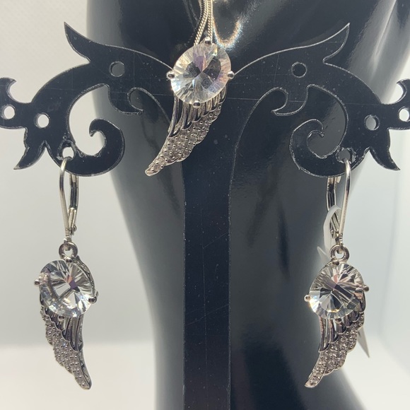 Jewelry - PETALITE, ZIRCON ANGEL WING SET